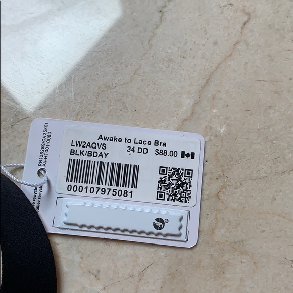 Lululemon Awake to Lace Bra Black/Barely Beige - Picture 8 of 10